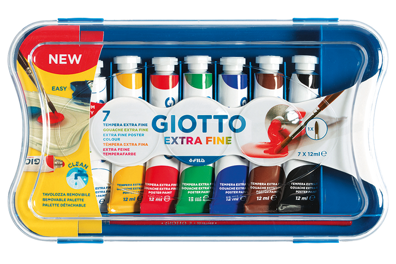 20 x Scatole Tempere Giotto da 7